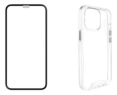 Carcasa Transparente Premium + Lamina Para iPhone Varios Mod