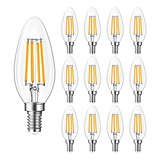 Bombillas Led E12 Candelabro Dimmable 4w (40w), 400lm,