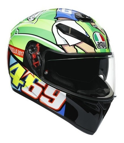 Casco Agv K3 Sv Mugello 2017 Valentino Rossi 46