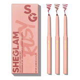 Sheglam Set De Delineador De Labios So Lippy-rose Garden