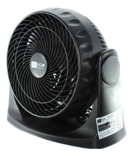 Ventilador De Piso 20cm 2 Velocidades Negros Negro