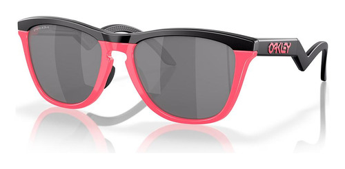 Óculos De Sol Oakley Frogskins Matte Black/neon Pink 0455