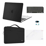 Funda Para Macbook Air 13 Pulgadas Con Accesorios 5pzs Negro