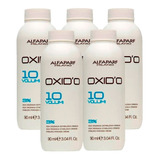 Kit 5 Água Oxigenada Ox Coloração Alfaparf Evolution 90ml