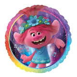 5pz Globo Metálico Trolls World Tour 18in/45cm N02 F2 0tro0 Color Morado Y Rosa