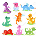 Vinil Decorativo  Dinosaurios Infantil Mod 244