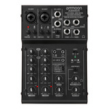 Mesa De Mezclas Karaoke Agm04 Broadcast Mixer Usb Digital