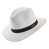Panama Jack Hombres Mate Toyo Safari Hat Large White