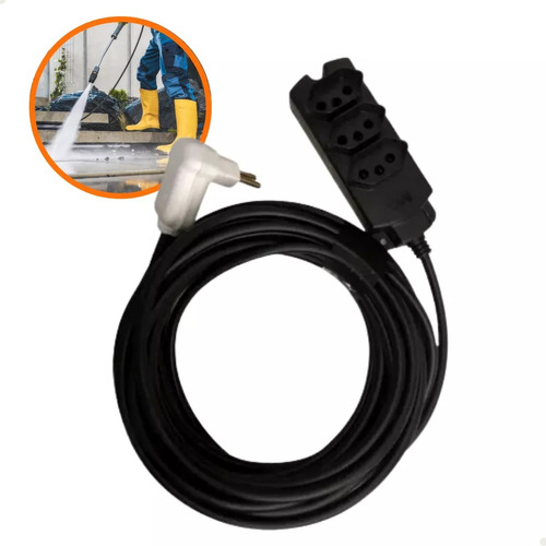 Extensão Eletrica Fio Grosso Cabo 30 Metros Pp 2x2,5mm