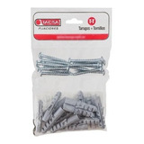 Kit Tarugo Y Tornillo 6mm Bolsa X 40 Unidades Tacsa