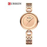 Reloj Para Mujer Curren Curren Blanche Krec7320 Oro Rosa