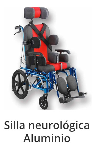 Silla De Ruedas Neurologica Adulto,reclinable .poco Uso.