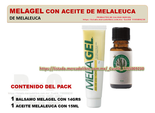 Balsamo Topico Meagel Con Aceite De Melaleuca