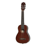 Guitalele Electroacustico Parquer Nylon Marron Oscuro 