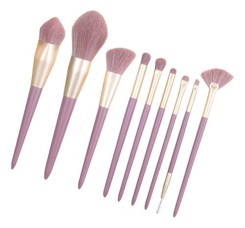 Set De Brochas Cosméticas Para Maquillaje, Acabado Fino, Por