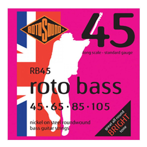 Cuerdas Bajo Eléctrico Roto Bass 45-105 Rb45