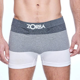 Boxer Hombre Sin Costura Algodon Rayado Zorba 142z