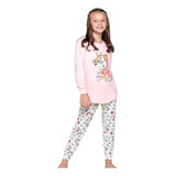 Pijama Invierno Modal Soft Estampado - Niña
