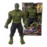 Muñeco Hulk 30 Cm Marvel Advenger Con Luz Y Sonido Importado