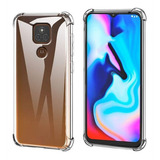 Funda Rigida Para Motorola Moto E7 Plus + Templado Plano