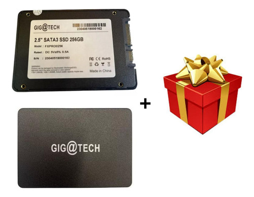 Disco Solido Interno Gigatech 2.5 Sata3 Ssd 256 Gb + Regalo