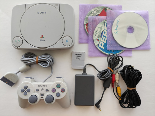 Sony Playstation Psone Scph-101 Ps1 +control Original+memory