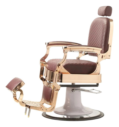 Cadeira Profissional Barbeiro Retro Reclinável Importada