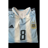 Camiseta Argentina Riquelme Usada Original adidas #8