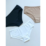 Pack X3 Culotte Liso Juvenil ALG/lycra Colores Lisos -art244