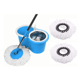 Cubeta Trapeador Spin Mop Con 1 Repuesto