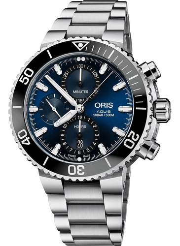 Reloj Oris Aquis Cronógrafo Or-77477434155ma