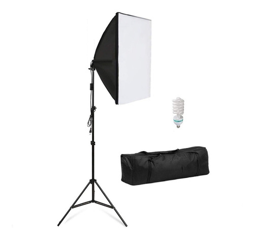 6 Pzas Set  Fotografía E Iluminación Softbox 50x70 C/maleta.