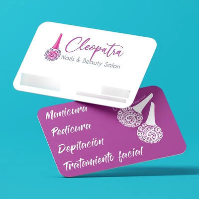 Millar Tarjetas Laminadas Mate Couche 350g 4 Esquinas Redond 4x4