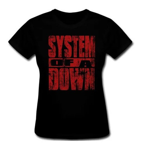 Camiseta Baby Look System Of A Down