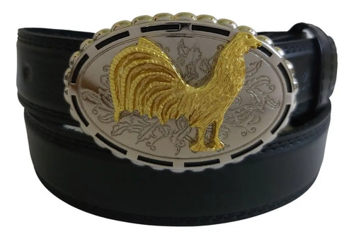 Cinturón Vaquero Para Bebé De Piel Con Hebilla De Gallo