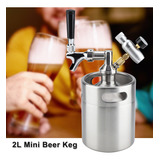 Grifo De Acero Inoxidable Presurizado Mini Keg De 2 Litros P