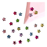 Cristales De Vidrio Estrellas De Colores Deco Nails X30u