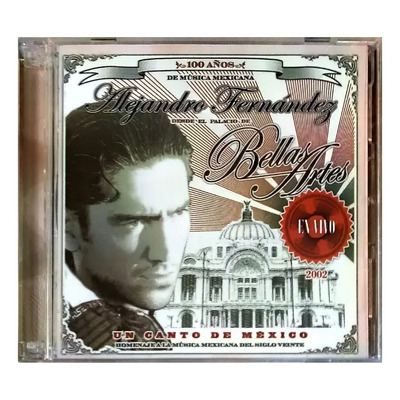 Alejandro Fernández Desde El Palacio De Bellas Artes 2 Cd's | MercadoLibre