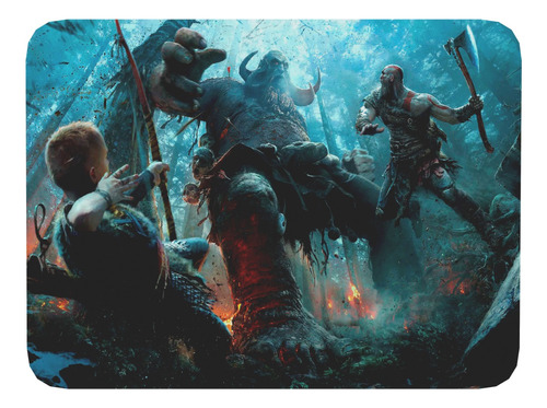 Mouse Pad God Of War Gamer Videojuegos  17cm X 21cm D44