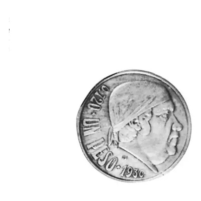 Moneda Un Peso Morelos 1936 Fantasia | MercadoLibre