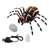 Araña Control Remoto Con Luz Y Sonido, Lanza Humo C/usb 0136