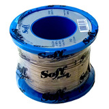 Solda Estanho 60x40 1mm C/ Fluxo Rolo 200g - Soft Metais