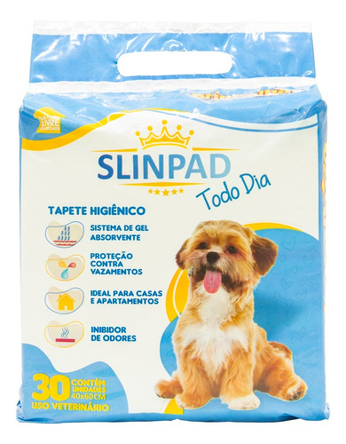 Tapete Slinpad Pet - Brincalhão - Todo Dia C/30 40x60cm