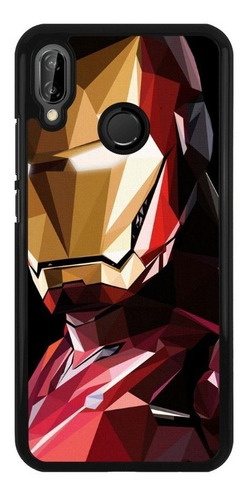 Funda Protector Para Huawei Ironman Marvel Casco Ojos