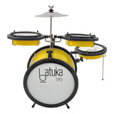 Bateria Musical De Brinquedo Luen 44006am Amarelo