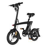 Bike Eletrica H100 Inow Dobrável 36v 250w Pedal Assistido Cor Preto