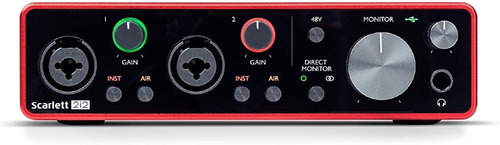 Focusrite Scarlett 2i2 3rd Gen Placa De Sonido Interfaz Usb