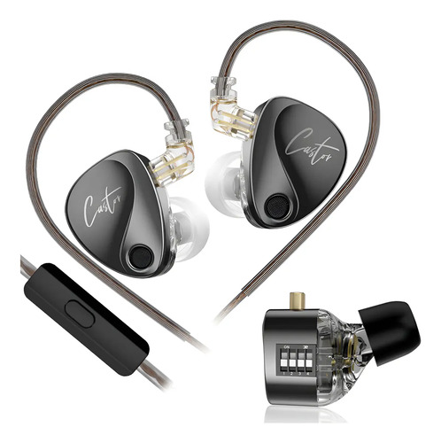 Audífonos Kz Castor Hifi Tuning Monitores Con Mic | Meses sin interés