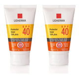 X2 Protector Solar Uva Plus Spf 40 Toque Seco  Lidherma