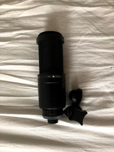 Audio Technica At2020 Microfono Condenser Ideal Grabacion